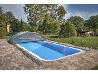 Telescopic Swiming pool Enclosure Klasik S 3,6 x 4,3 x 1 m