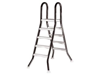 EEP ladder for in-ground pools, 4+4 steps, for pools with a height of 1.2m, AISI 304