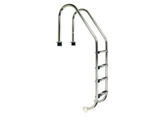 Stainless Steel Standard Ladder with 4 Steps, AISI 316 with Casing