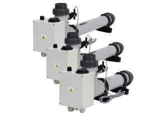 Heating EOVp-3, 3 kW, 3 x 230 V, plastic with electrical flow control flap