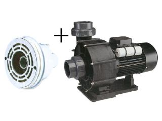 Pump 66 m3/h, 400V, 2.2 kW+counter-current nozzles (40 mm nozzle+aspiration)