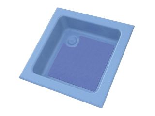 Shower Tray 70x70 cm, blue/blue
