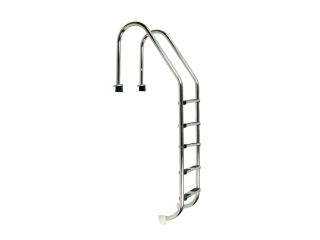 Stainless Steel Standard Adjustable Pool Ladder with 5 Steps, AISI 304