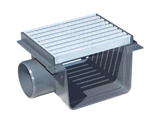 Overflow Trough - Central coupling with PVC grate