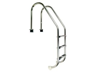 Stainless Steel Standard Ladder with 3 Steps, AISI 304
