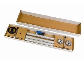 Telescopic Pole Assembly with Self-assembly, Mobile, 2.7-4.4m