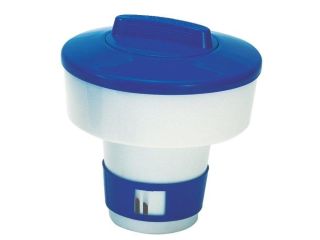 Floating chemical dispenser with adjustable amount - medium