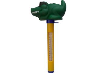 Floating Thermometer with Toys - Crocodile with Goggles