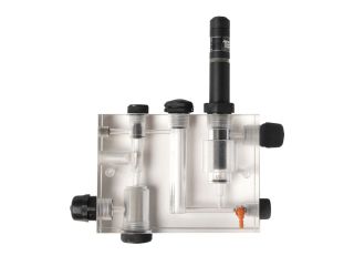 Panel for measuring free chlorine with amperometric probe