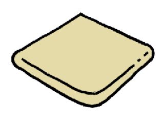 Sahara pavement - sandstone - corner flat 90° Ext., protruding, 1 pc.