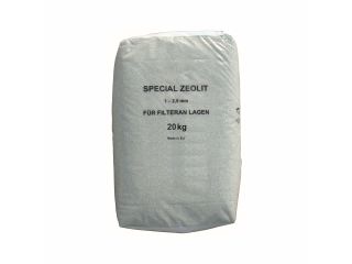 Zeolite -- filter media, packaged in 20 kg bags