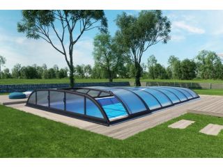 Telescopic Swimming Pool Enclosure Dallas B 5,2x8,6x1 m