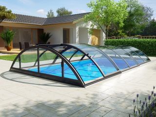 Swimming Pool Enclosure  Klasik Clear D 6,5 х 12,8 x 1,75 m