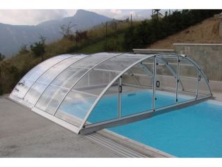 Medium Swimming Pool Enclosure Klasik Clear C 5,7х10,7х1,55m