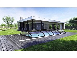 Swimming Pool Enclosure Klasik Clear PRO B 4,7x8,6x1m
