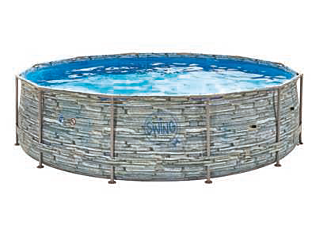 ELITE - STONE FRAME POOL - 4.88 x 1.22 m, Stone design