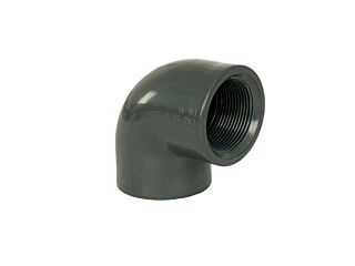 PVC pipe fitting - 90° bend 110 x 4" int.