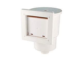 Skimmer VA 150 x 150 mm with screw nozzle, for foil, connection 1.5"