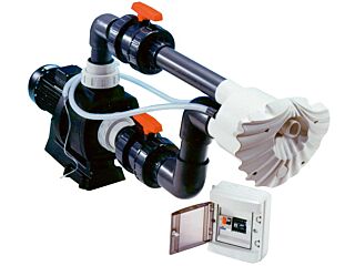 Counterflow K-JET JetStream -- NEWBCC 74 m3/h, 400 V, for foil and prefabricated pools.