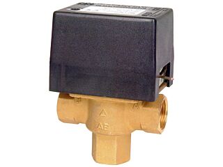 Electric three-way valve. Connection 3/4" in 230 V