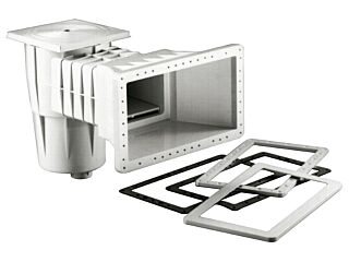 Skimmer Kripsol suction 400 mm x 230 mm, for foil, with vacuum hose