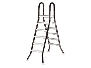 EEP ladder for non-salted pools, 5+5 levels, for 1.5m high pools, AISI 304
