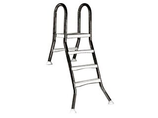 ESP ladder for non-chlorinated pools, 3+1 steps, for pools with 1m height, AISI 304