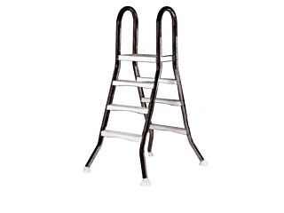 EEP ladder for non-salt pools, 3+3 steps, for 1m high pools, AISI 304