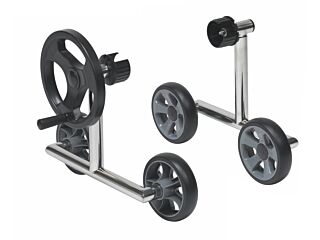 Stainless Steel Vertical Trolley Device - Inline Movable / Pair