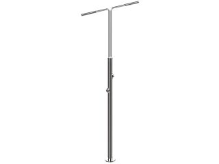 Solar shower AZORA DOUBLE - AISI304