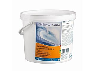 Chlorine Slow-Dissolving Tablets 200 g - maxi - 3 kg