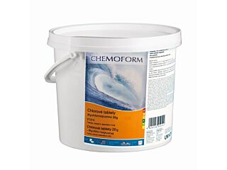 Chlorine tablets rapid dissolution 20 g - mini - 5 kg
