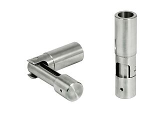 Folding hinge for braces - 1 piece