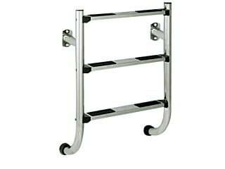 Lower part of stainless steel grating - 3 steps (flange mounting), AISI 316