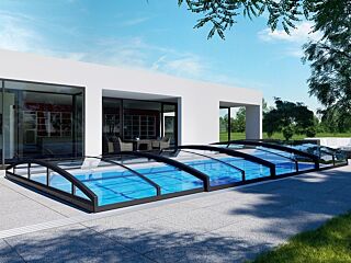Telescopic Swimming Pool Enclosure Casablanca Infinity B 5 х 8,6 х 0,7 m