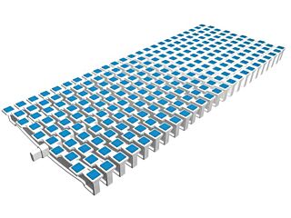 Roll rošt SCACCO -- flexi, width 200 mm, height 35 mm, length 500 mm