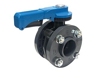 Closing flange with 75 mm