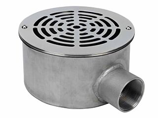 Floor drain STAINLESS STEEL for foil - CIRCULAR