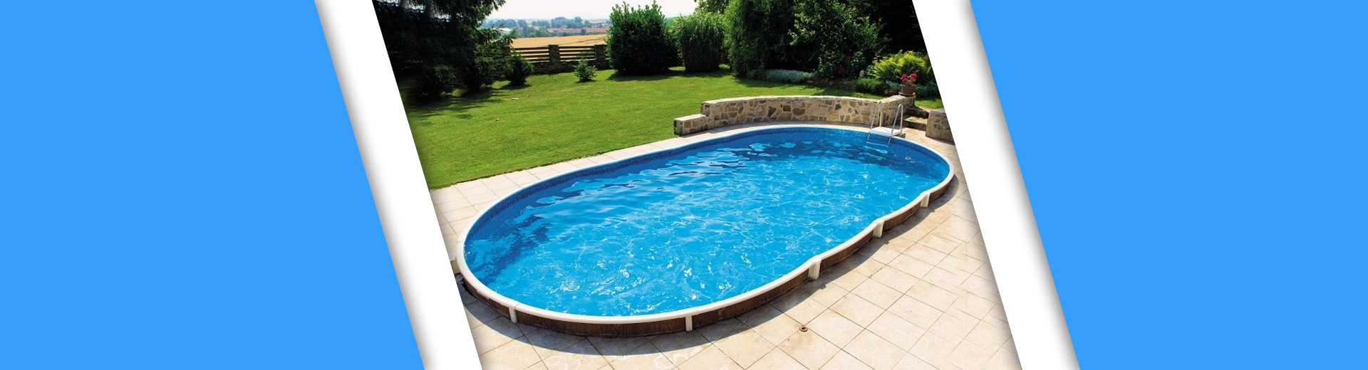 Azuro Vario WOOD - Oval swimming pool